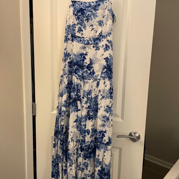 Anthropologie Maeve Drop-Waist Floral Dress, Sz. Sm - Picture 3 of 7